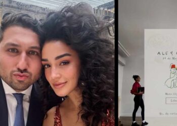 Alejandra Capetillo y Nader Shoueiry revelan su invitación de boda en Instagram