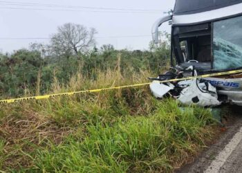 Alerta: circulación cerrada en carril de norte a sur de la Carretera Federal 180