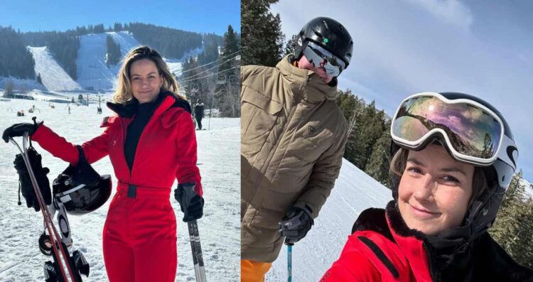 Altair Jarabo disfruta de unas vacaciones en la nieve con su esposo