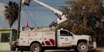 Alumbrado público, la principal queja en Matamoros Servicios Públicos