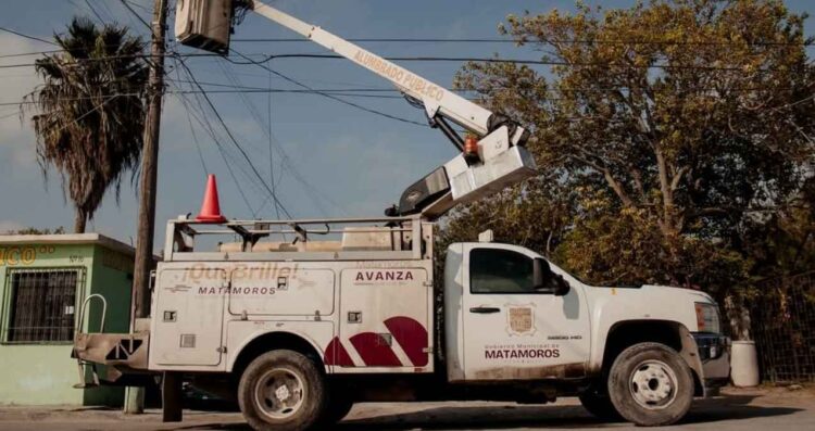 Alumbrado público, la principal queja en Matamoros Servicios Públicos