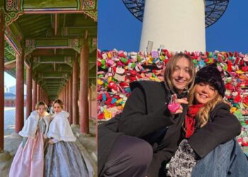 Andrea Legarreta y su hija Nina disfrutan de un mágico viaje a Corea