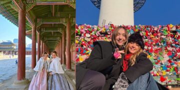 Andrea Legarreta y su hija Nina disfrutan de un mágico viaje a Corea