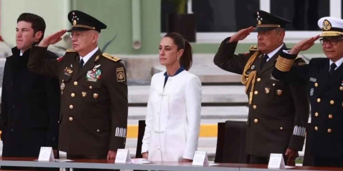Anuncia Claudia Sheinbaum aumento a las percepciones de los miembros del Ejército Mexicano