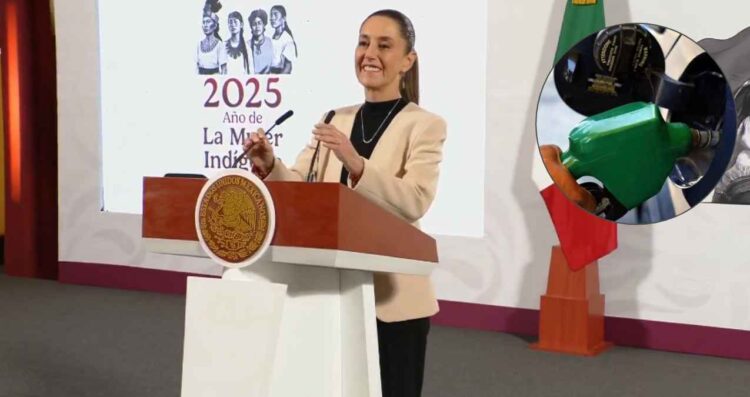 Anuncia Claudia Sheinbaum que su meta es dejar el precio de la gasolina por debajo de los 24 pesos por litro