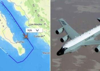 Así opera el Boeing Rivet Joint de EU que voló cerca de México