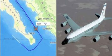 Así opera el Boeing Rivet Joint de EU que voló cerca de México