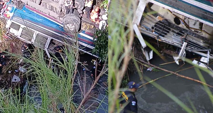 Autobús cae en un barranco en Guatemala; reportan más de 30 muertos