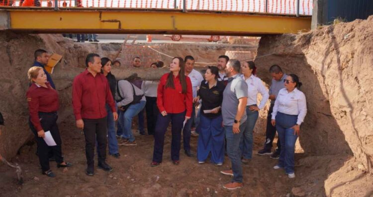 Avanza transformación de infraestructura hidráulica en Nuevo Laredo; supervisa alcaldesa Carmen Lilia Canturosas obras de drenaje