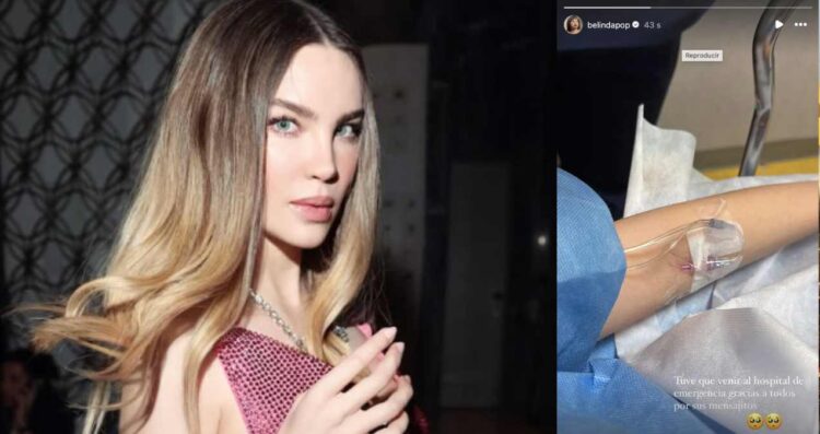 Belinda genera preocupación entre sus fans tras compartir foto desde el hospital