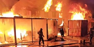 ¿Cómo lograron controlar el incendio en la Central de Abasto de Iztapalapa?