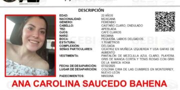 Buscan a Ana Carolina Saucedo Bahena, quien desapareció en Monterrey, Nuevo León