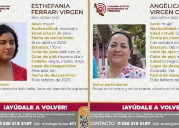 Buscan a madre e hija desaparecidas en Veracruz