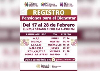 Calendario de registro para Pensión del Bienestar en Tamaulipas