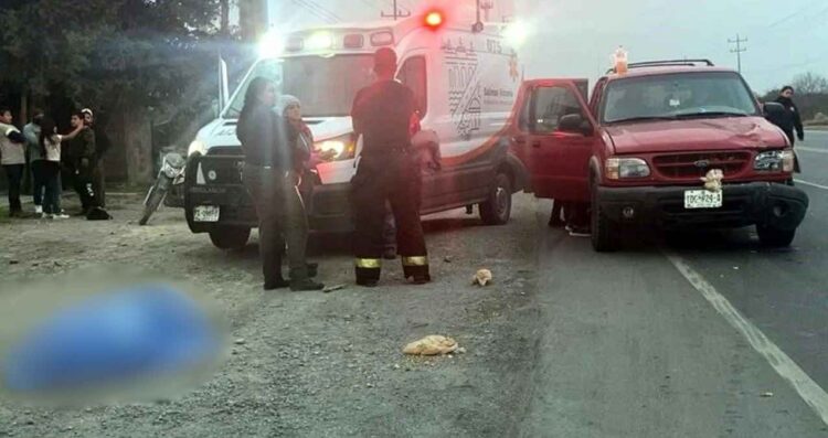 Camioneta atropella y mata a joven en la Carretera a Colombia