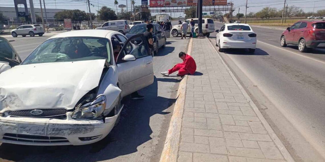 Carambola en el bulevar Hidalgo en Reynosa, Tamaulipas