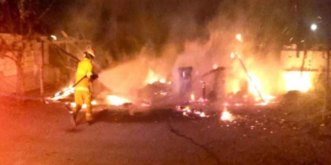 Casa San Fernando fuego