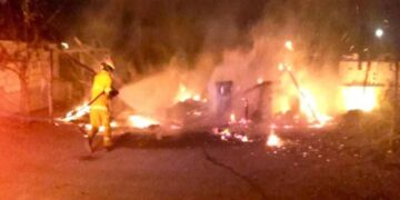 Casa San Fernando fuego