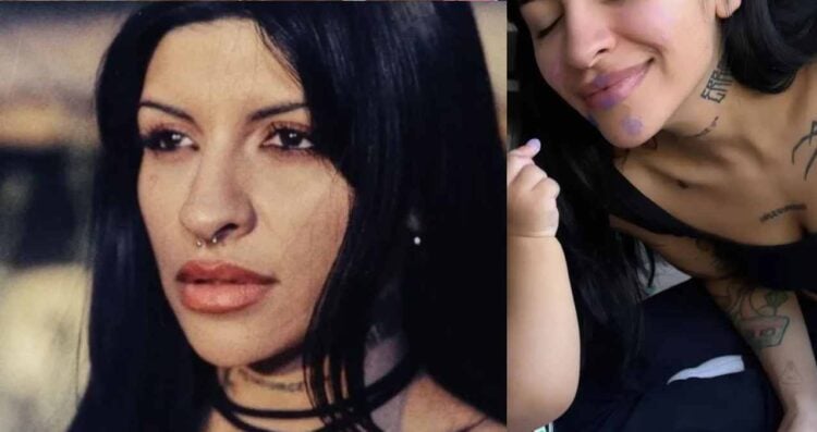 Cazzu muestra el talento de su hija Inti para el maquillaje en redes sociales