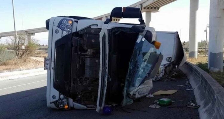 Chofer accidente Salinas Victoria