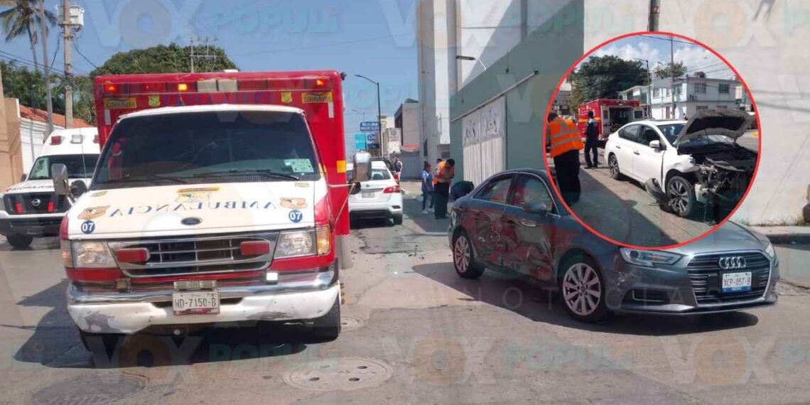 Choque Tampico lesionados