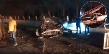 Choque entre dos vehículos deja 4 heridos en la autopista a Reynosa