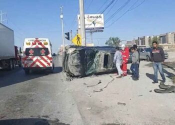 Choque múltiple en Reynosa deja un herido en el libramiento Monterrey-Matamoros
