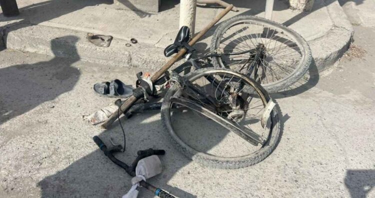 Ciclista es atropellado por una camioneta en Matamoros, Tamaulipas