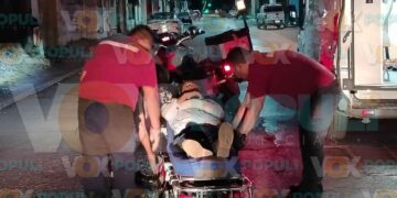 Ciclista es embestido por un auto en El Mante; conductor se da a la fuga