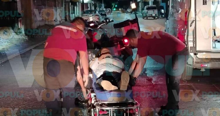 Ciclista es embestido por un auto en El Mante; conductor se da a la fuga