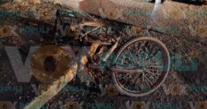 Ciclista es embestido por un auto en El Mante; conductor se da a la fuga