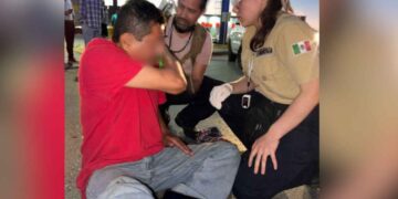 Ciclista lesionado choque Matamoros