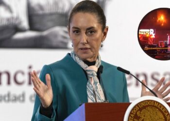 Claudia Sheinbaum lamenta la muerte de seis mexicanos en accidente aéreo en Filadelfia