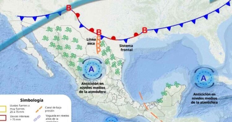 Clima México 9 febrero