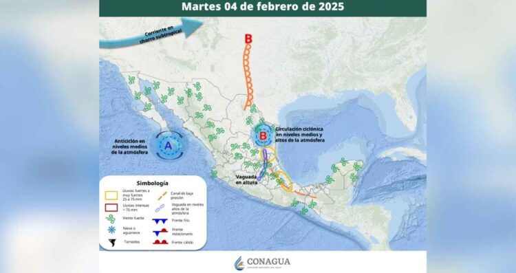 Clima en México de este martes temperaturas altas