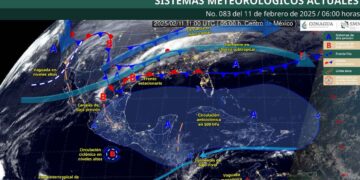 Clima en México, martes 11 de febrero: ¿Dónde se esperan lluvias intensas y vientos fuertes?