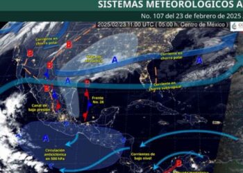 Clima en México ¿En qué estados habrá lluvias intensas y rachas de viento hoy 23 de febrero