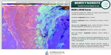Clima miércoles 5 de febrero: ¿Tamaulipas enfrentará lluvias aisladas y posibles granizadas?