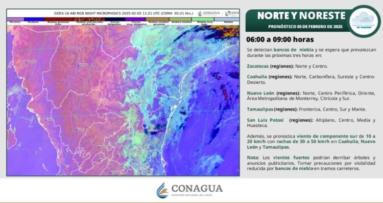 Clima miércoles 5 de febrero: ¿Tamaulipas enfrentará lluvias aisladas y posibles granizadas?