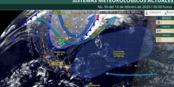 Clima para este domingo 16 de febrero ¿Dónde se esperan lluvias más intensas por el frente frío 27