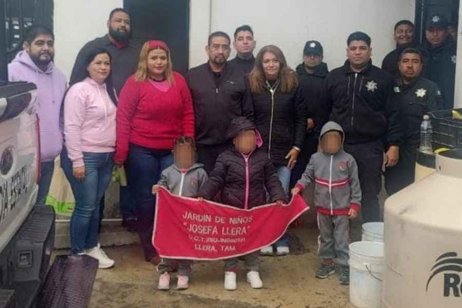 Comunidad educativa de Llera agradece acciones de proximidad de la Guardia Estatal