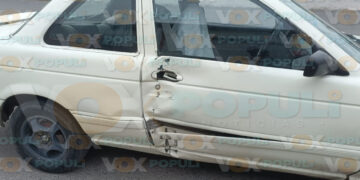 Conductor de vehículo causa accidente al tomar retorno sin precaución en Ciudad Victoria