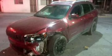 Conductor provoca choque Nuevo Laredo