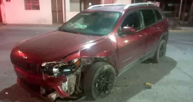 Conductor provoca choque Nuevo Laredo