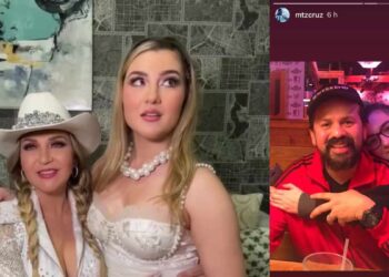 Cruz Martínez reaparece y comparte fotografía con la hija de Alicia Villarreal