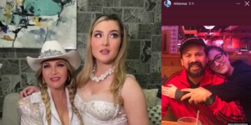 Cruz Martínez reaparece y comparte fotografía con la hija de Alicia Villarreal
