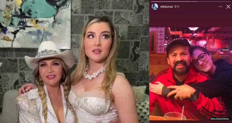 Cruz Martínez reaparece y comparte fotografía con la hija de Alicia Villarreal