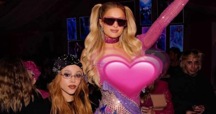 Danna Paola sorprende con su look en la fiesta de Paris Hilton 