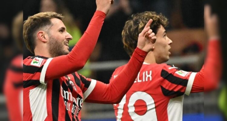 Debut de Santiago Giménez con el Milan