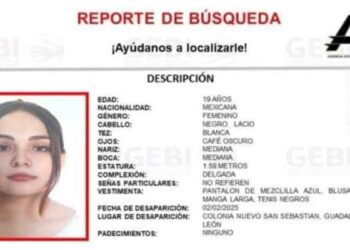 Desaparece Claudia Grecia Guadalupe